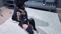 图片[12]-【Badcat】皮衣女调查员执行任务 被女安保偷袭玩脚-触乐TKee